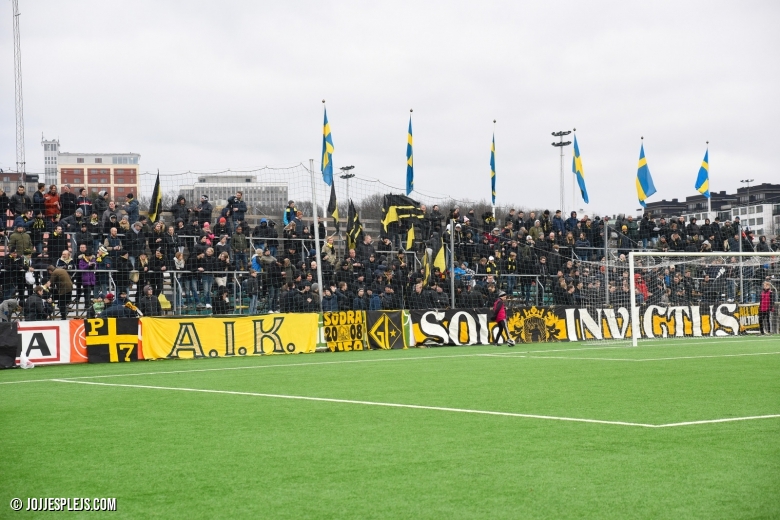 Saturday 5 March 2016, kl 14:00  AIK - Falkenbergs FF 2-1 (2-1)  Skytteholms IP, Solna