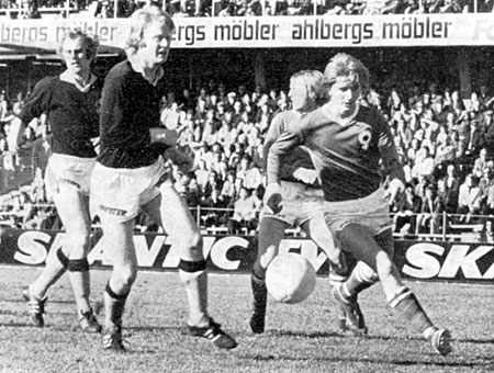 Saturday 28 April 1973, kl 15:00  AIK - Åtvidabergs FF 1-2 (0-1)  Råsunda Fotbollstadion, Solna