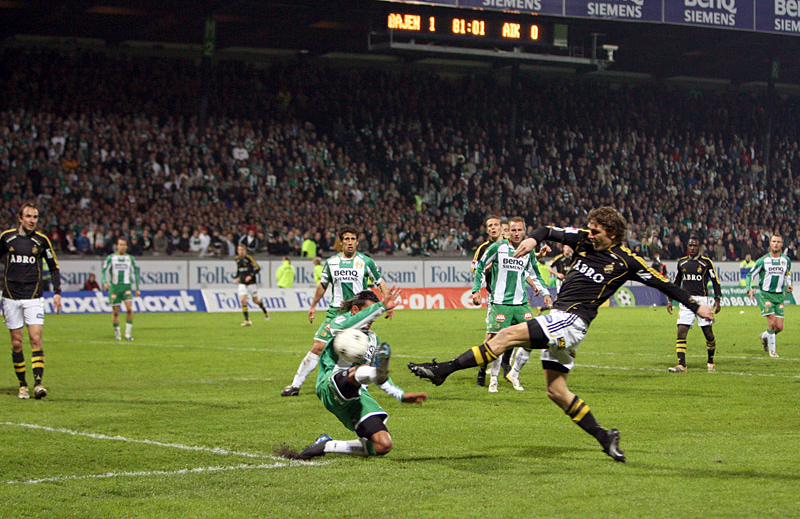 Wednesday 3 May 2006, kl 20:00  Hammarby IF - AIK 2-0 (1-0)  Söderstadion, Stockholm