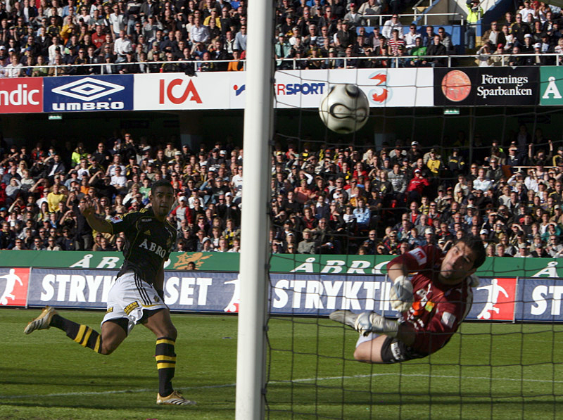 Sunday 14 May 2006, kl 17:00  AIK - GAIS 2-0 (0-0)  Råsunda Fotbollstadion, Solna