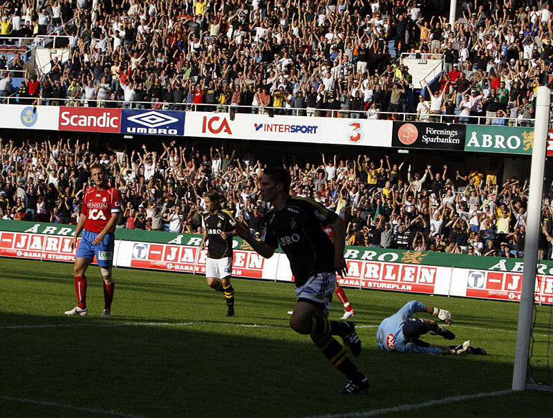 Sunday 27 August 2006, kl 17:00  AIK - Östers IF 5-1 (3-0)  Råsunda Fotbollstadion, Solna