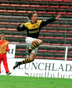 Sunday 21 April 1996, kl 13:30  AIK - Degerfors IF 1-1 (1-1)  Råsunda Fotbollstadion, Solna