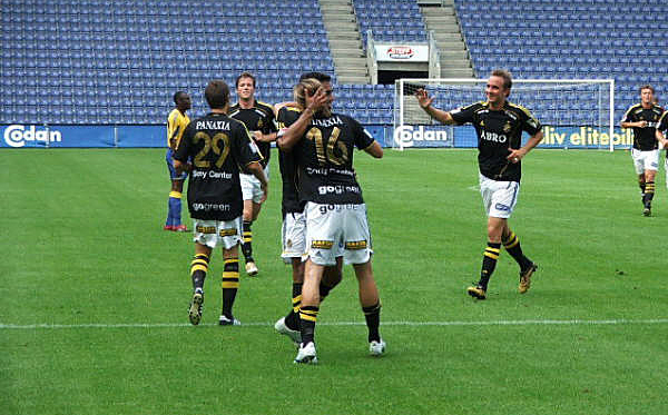 Saturday 8 July 2006, kl 16:00  Brøndby IF - AIK 1-2 (1-1)  Brøndby stadion, Bröndby