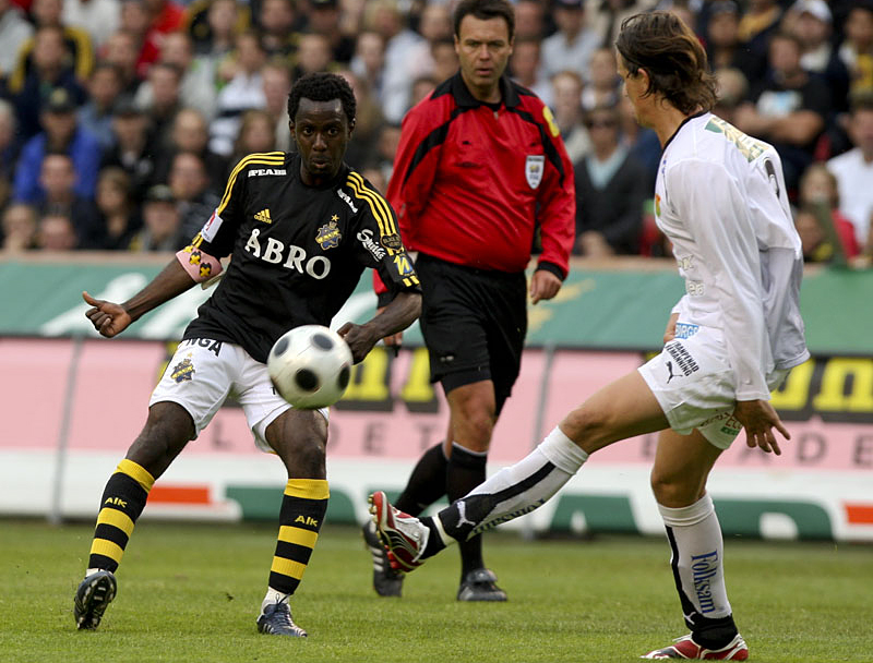 Sunday 6 July 2008, kl 17:45  AIK - GAIS 2-2 (0-1)  Råsunda Fotbollstadion, Solna