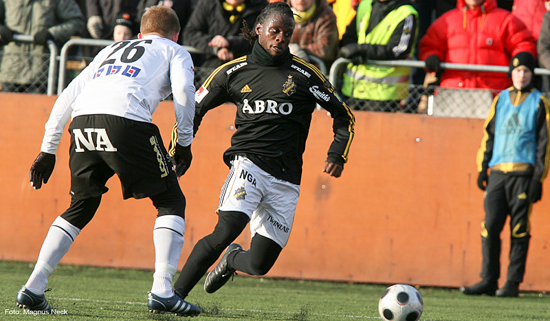 Saturday 21 February 2009, kl 14:00  AIK - Örebro SK 3-1 (1-0)  Skytteholms IP, Solna