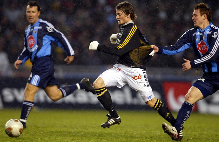 Saturday 9 November 2002, kl 15:30  Djurgårdens IF - AIK 1-0 (0-0, 0-0, 1-0)  Råsunda Fotbollstadion, Solna