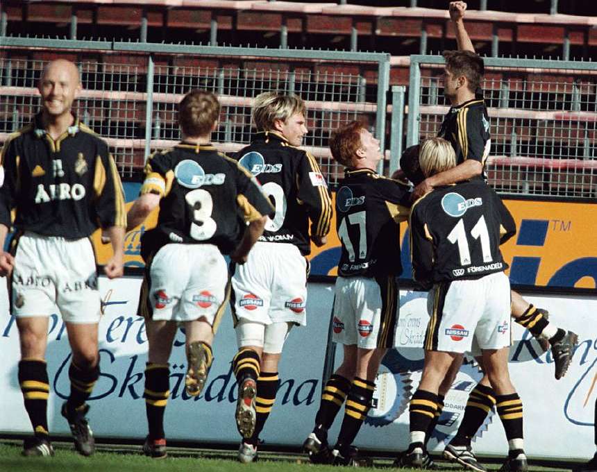 Sunday 29 April 2001, kl 15:00  AIK - Trelleborgs FF 2-1 (0-1)  Råsunda Fotbollstadion, Solna