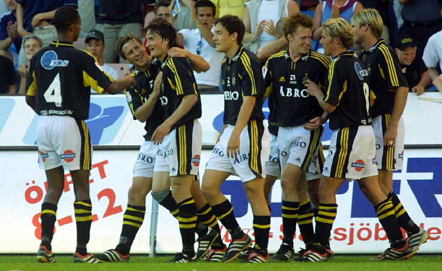Wednesday 4 July 2001, kl 19:00  AIK - IF Elfsborg 3-1 (2-1)  Råsunda Fotbollstadion, Solna