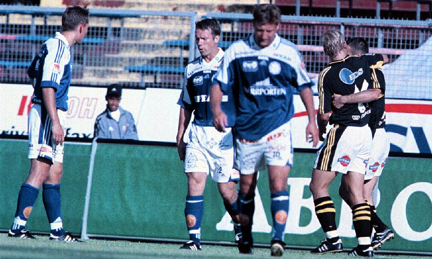 Sunday 29 July 2001, kl 17:00  AIK - GIF Sundsvall 2-0 (1-0)  Råsunda Fotbollstadion, Solna