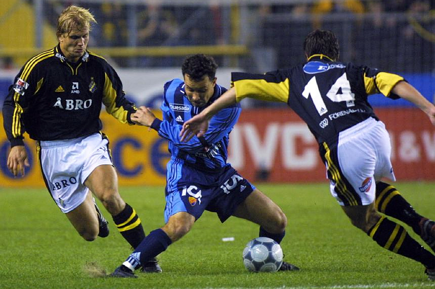 Wednesday 19 September 2001, kl 19:00  Djurgårdens IF - AIK 1-2 (1-1)  Råsunda Fotbollstadion, Solna