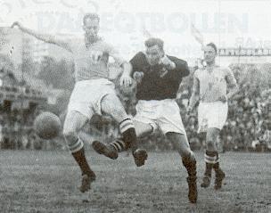 Sunday 26 April 1953, kl 13:30  AIK - Malmö FF 1-1 (0-0)  Råsunda Fotbollstadion, Solna