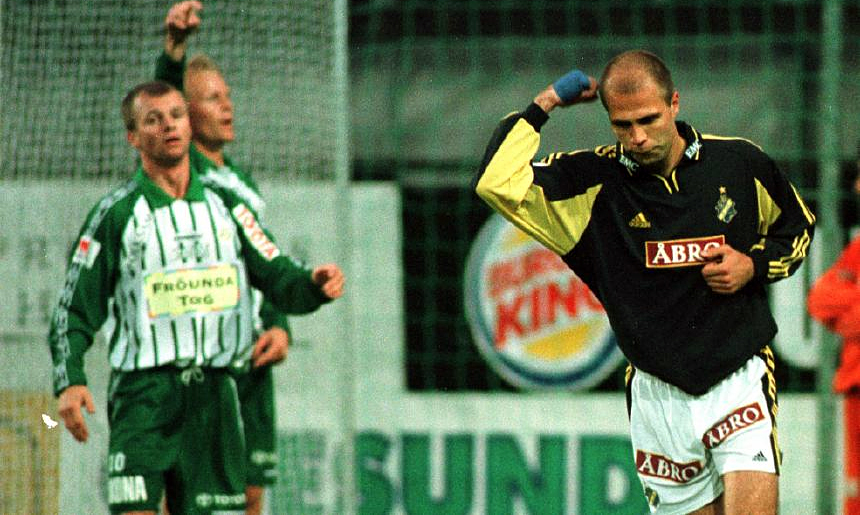 Wednesday 6 September 2000, kl 19:00  Västra Frölunda IF - AIK 1-2 (0-1)  Ruddalen, Göteborg