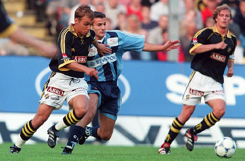 Monday 14 June 1999, kl 19:00  AIK - Djurgårdens IF 3-1 (1-0)  Råsunda Fotbollstadion, Solna