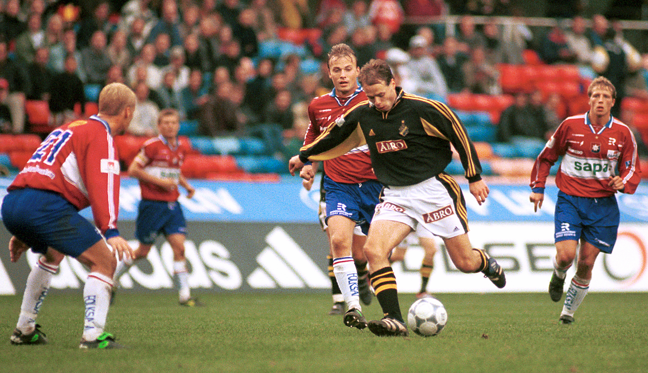 Sunday 1 October 2000, kl 15:00  AIK - Örgryte IS 0-1 (0-?)  Råsunda Fotbollstadion, Solna