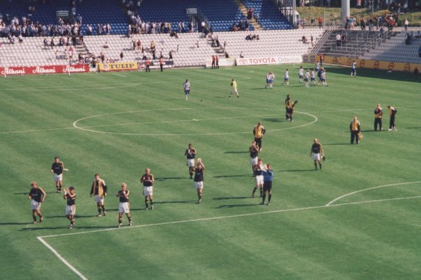 Sunday 1 July 2001, kl 15:00  Odense BK - AIK 2-2 (1-2)  Odense Stadion, Odense