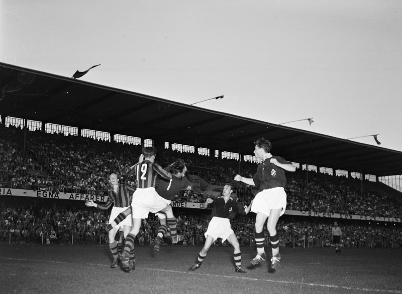 Friday 18 August 1950  AIK - Djurgårdens IF 1-1 (0-?)  Råsunda Fotbollstadion, Solna