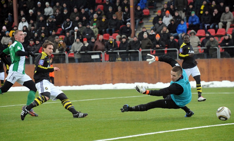 Saturday 26 February 2011, kl 13:30  AIK - FC Flora 5-0 (3-0)  Skytteholms IP, Solna