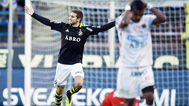 Saturday 1 October 2011, kl 16:00  AIK - GAIS 2-1 (1-0)  Råsunda Fotbollstadion, Solna