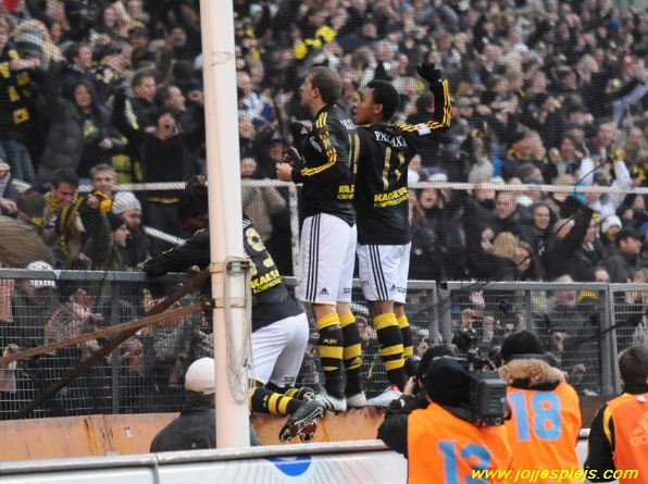 Sunday 25 October 2009, kl 12:30  Hammarby IF - AIK 1-2 (0-1)  Råsunda Fotbollstadion, Solna