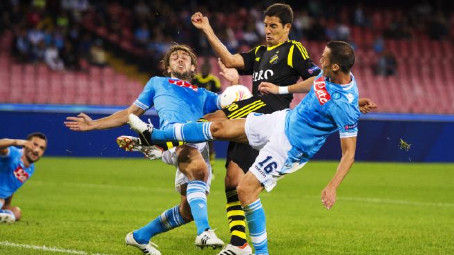 Thursday 20 September 2012, kl 19:00  SSC Napoli - AIK 4-0 (1-0)  Stadio San Paolo, Neapel