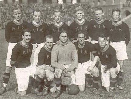 Sunday 23 April 1933, kl 13:30  AIK - Landskrona BoIS 6-1 (4-1)  Stockholms stadion, Stockholm