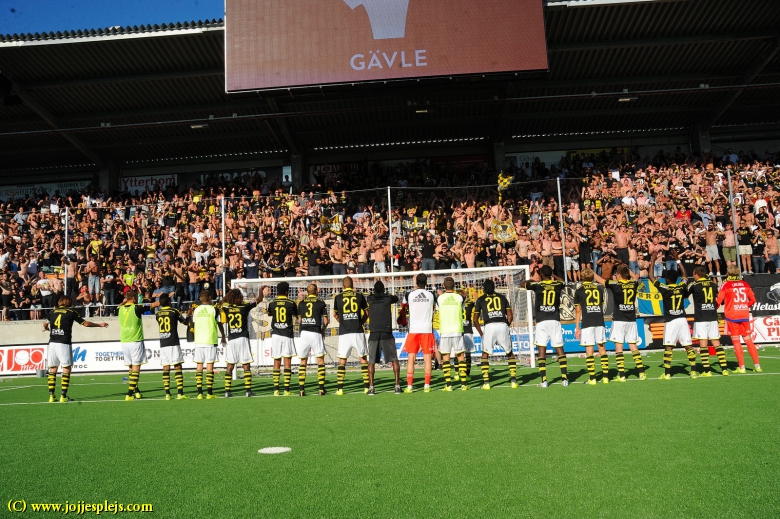 Sunday 23 August 2015, kl 15:00  Gefle IF - AIK 1-2 (0-1)  Gavlevallen, Gävle