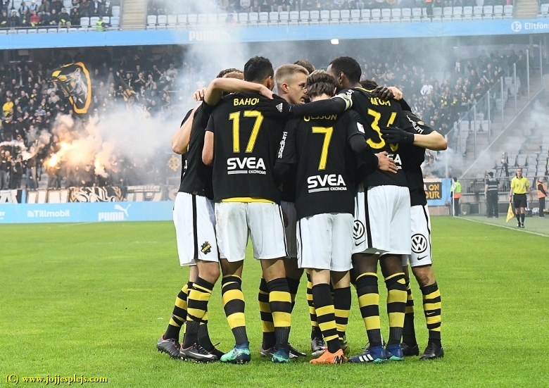 Monday 9 April 2018, kl 19:00  Malmö FF - AIK 1-1 (1-1)  Swedbank Stadion, Malmö