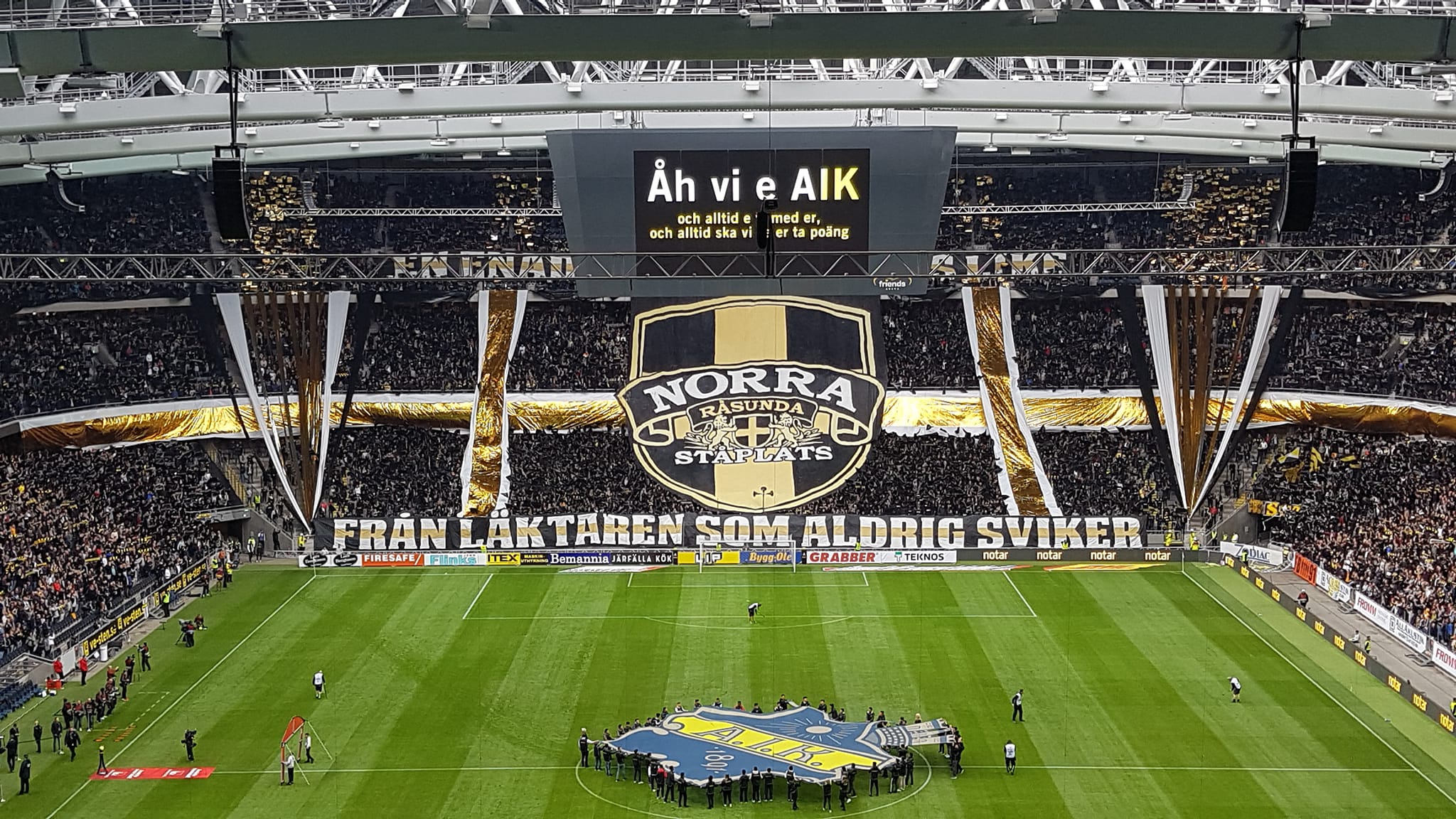 Sunday 23 September 2018, kl 15:00  AIK - Hammarby IF 1-0 (0-0)  Friends Arena, Solna