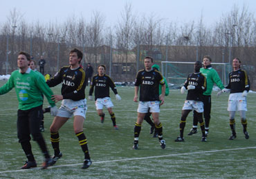 Saturday 28 February 2004, kl 17:00  AB - AIK 1-1 (0-1)  Farum Park, Farum