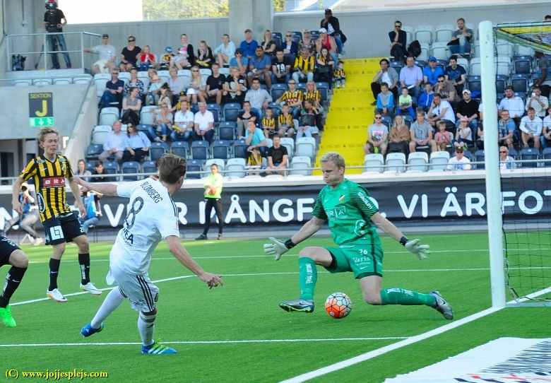 Sunday 8 May 2016, kl 17:30  BK Häcken - AIK 2-3 (1-2)  Bravida Arena, Göteborg