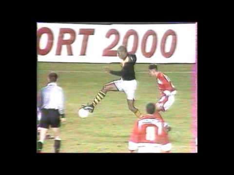 Thursday 31 October 1996, kl 18:00  AIK - Nîmes Olympique 0-1 (0-0)  Råsunda Fotbollstadion, Solna
