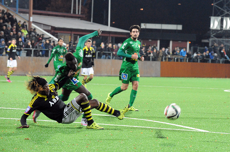 Thursday 5 November 2015, kl 18:00  AIK - Dalkurd FF 2-3 (0-1)  Skytteholms IP, Solna